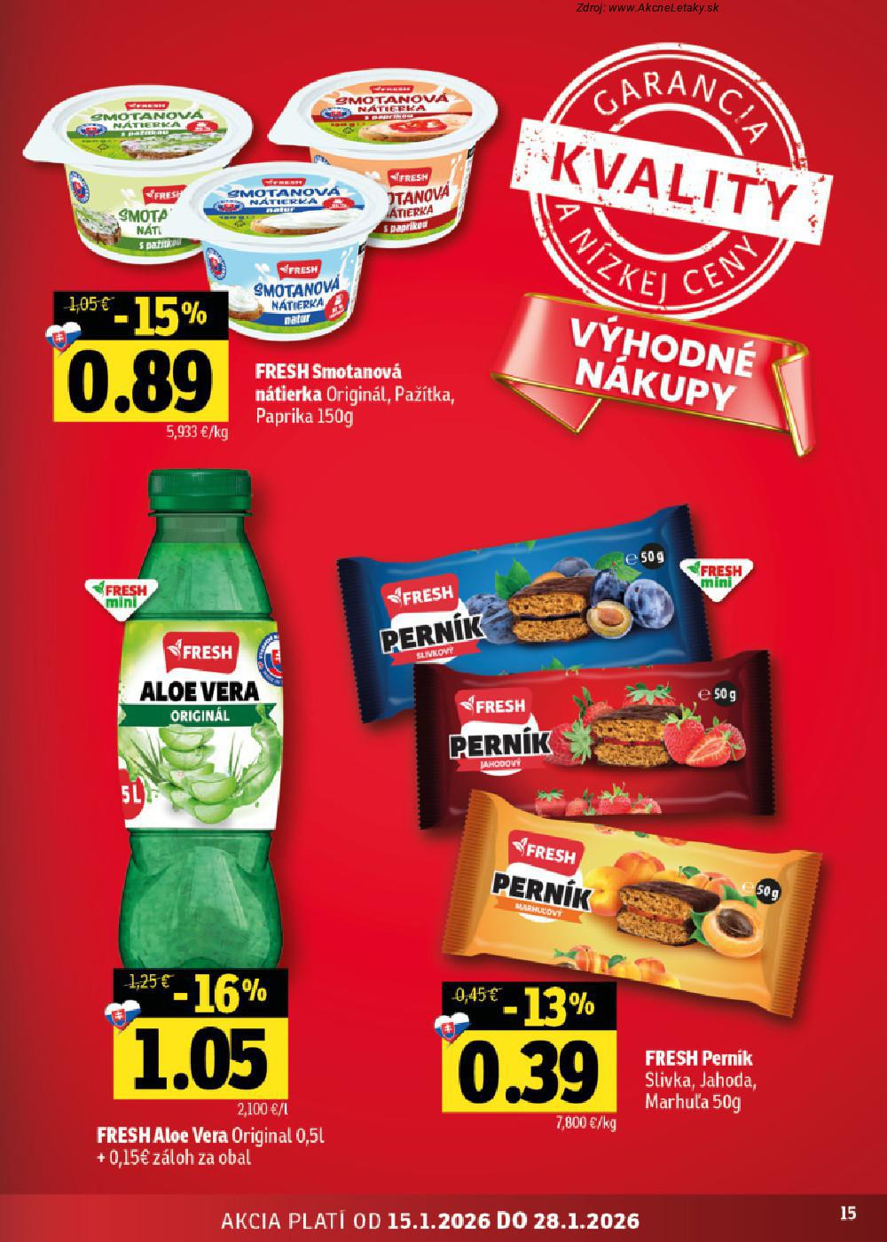 Leták FRESH (15. 1. - 28. 1. 2026) - strana 15 z 38