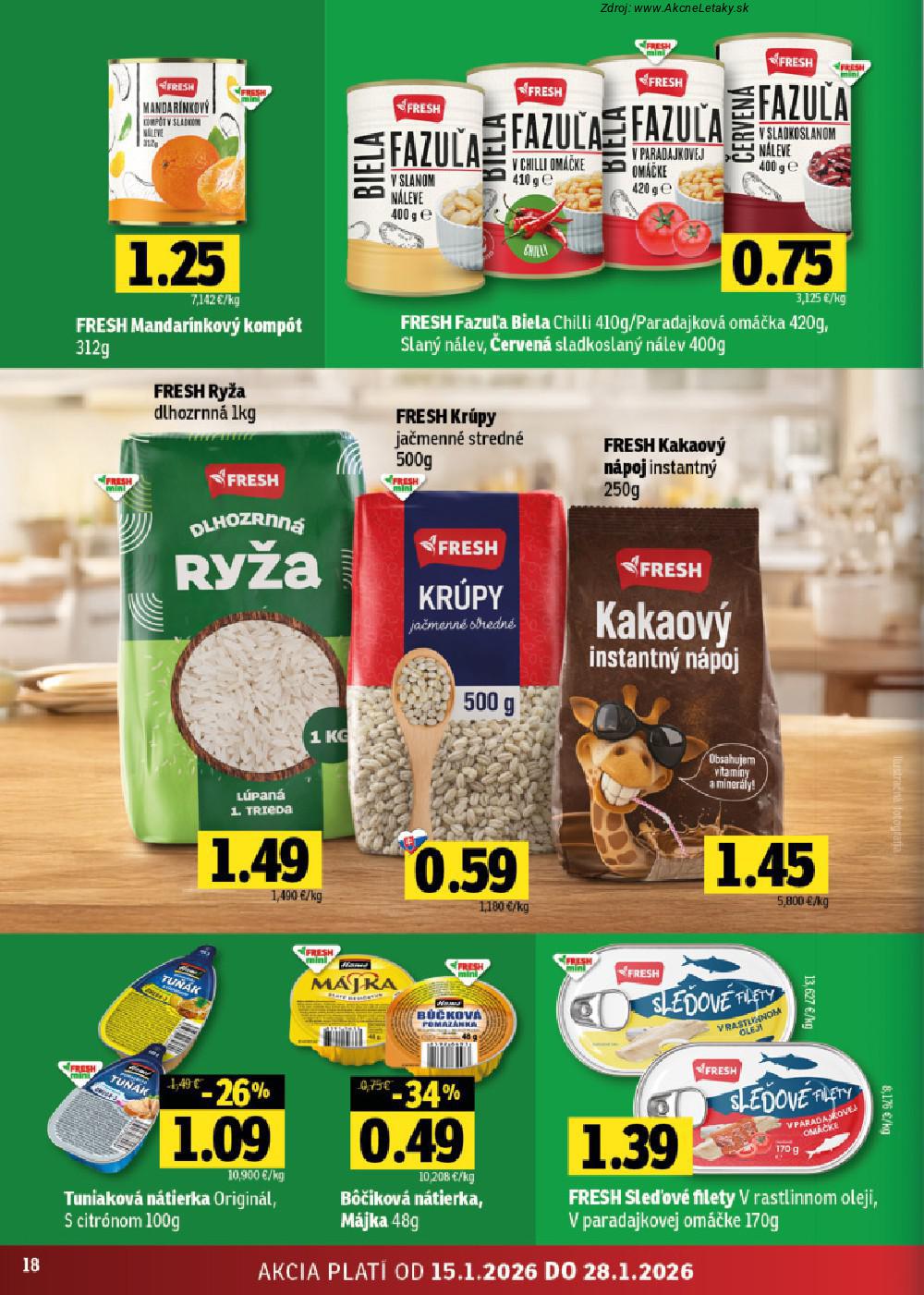 Leták FRESH (15. 1. - 28. 1. 2026) - strana 18 z 38