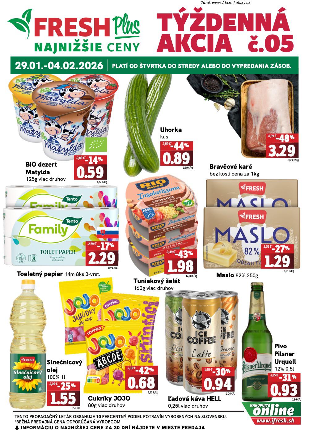 Leták FRESH - strana 1