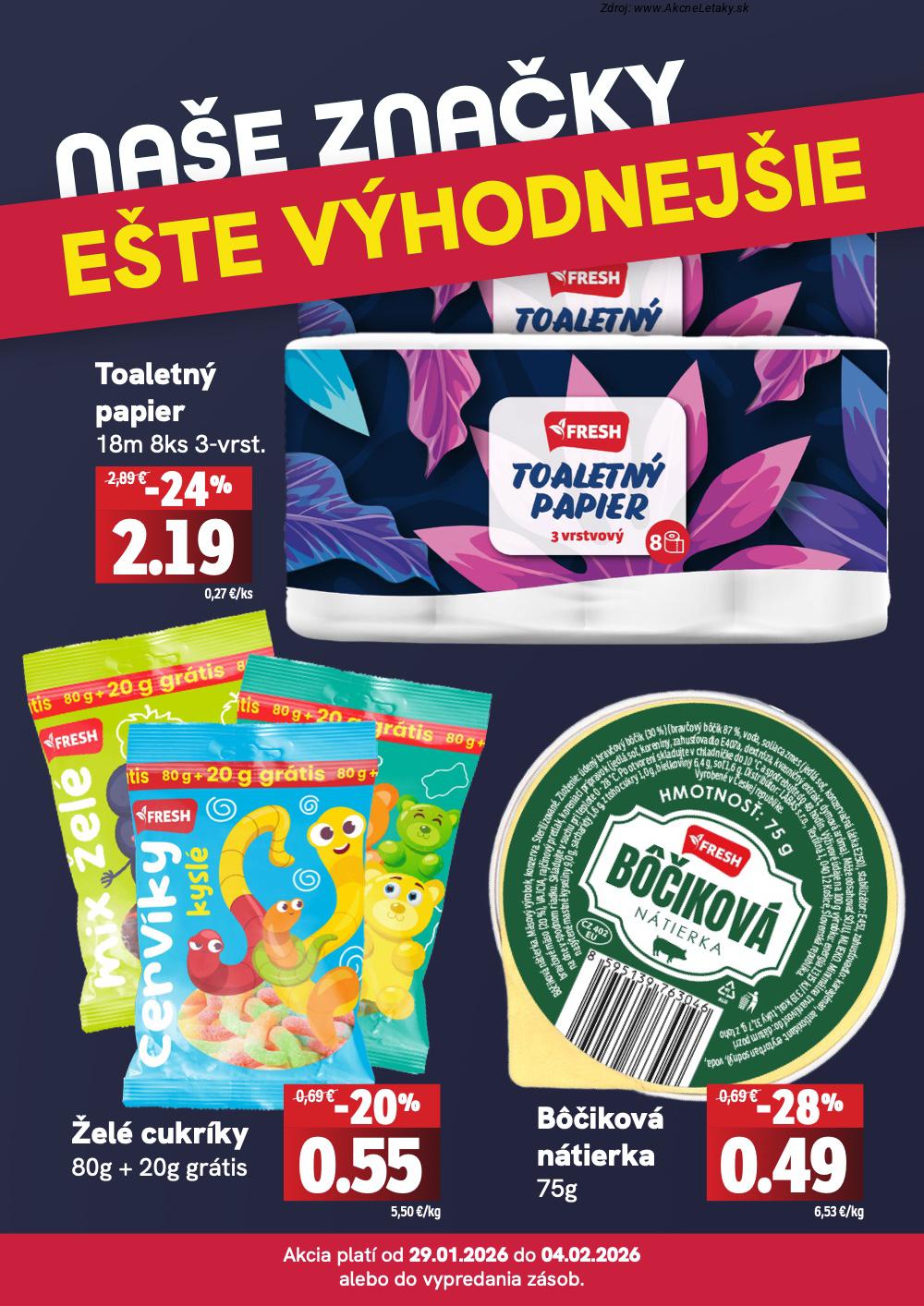 Leták FRESH (29. 1. - 4. 2. 2026) - strana 4 z 4