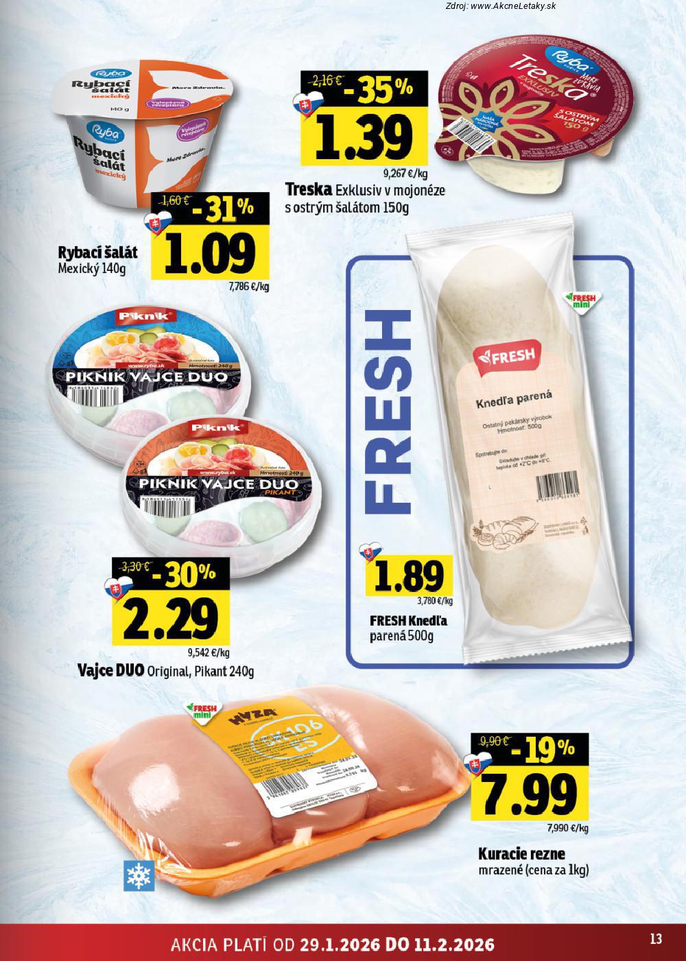 Leták FRESH (29. 1. - 11. 2. 2026) - strana 13 z 44