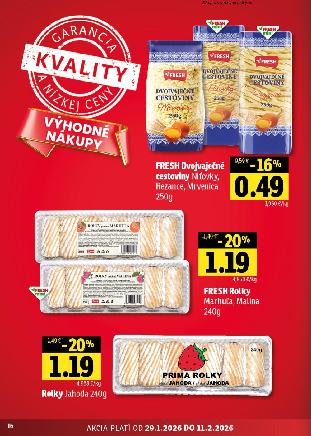 Leták FRESH (29. 1. - 11. 2. 2026) - strana 16 z 44