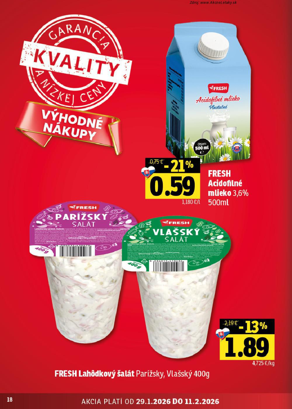 Leták FRESH (29. 1. - 11. 2. 2026) - strana 18 z 44