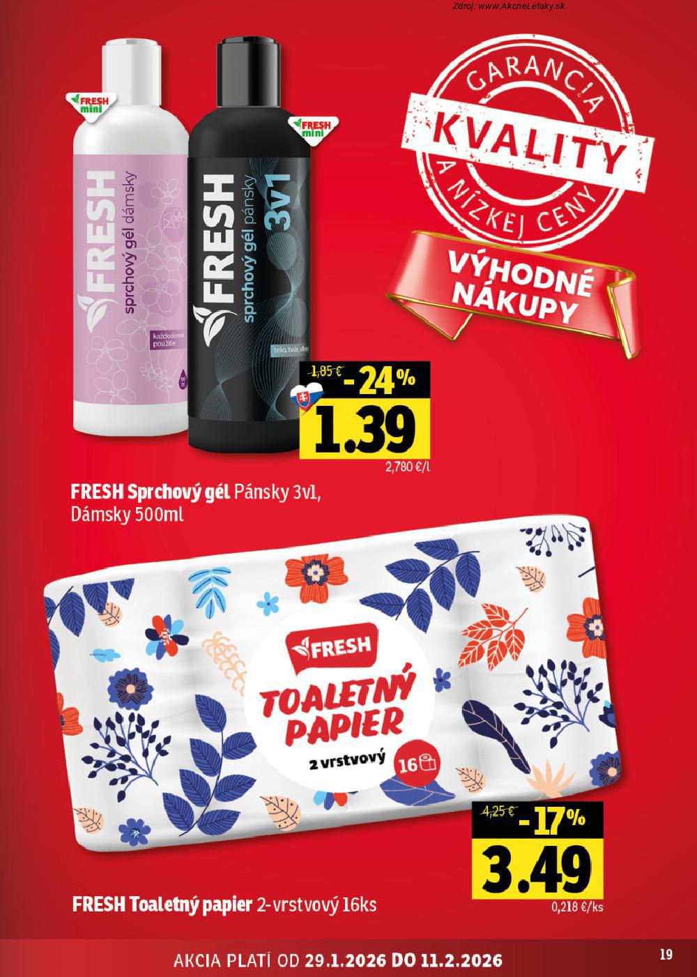 Leták FRESH (29. 1. - 11. 2. 2026) - strana 19 z 44