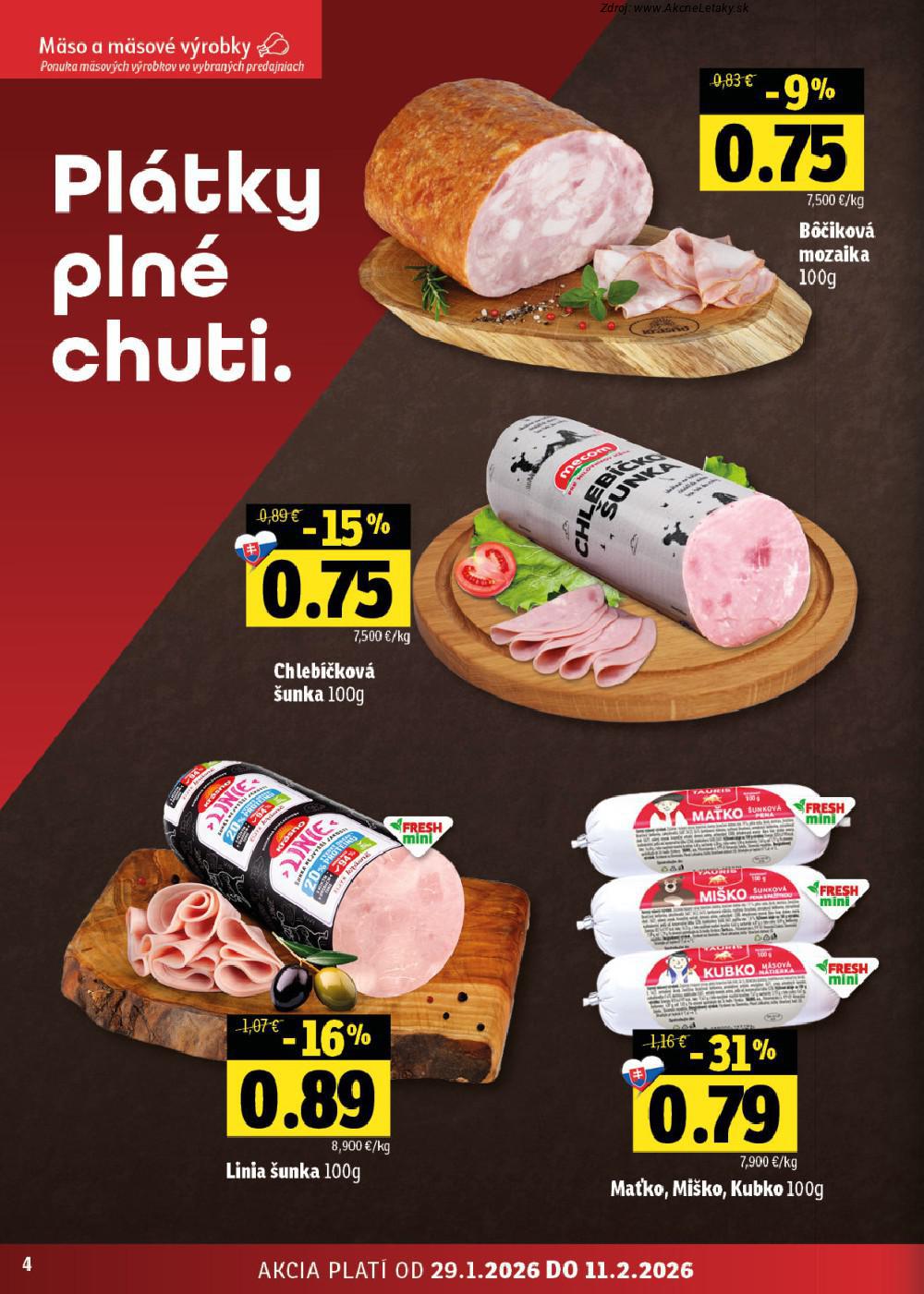 Leták FRESH (29. 1. - 11. 2. 2026) - strana 4 z 44
