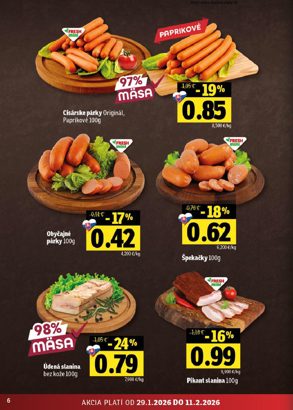 Leták FRESH (29. 1. - 11. 2. 2026) - strana 6 z 44