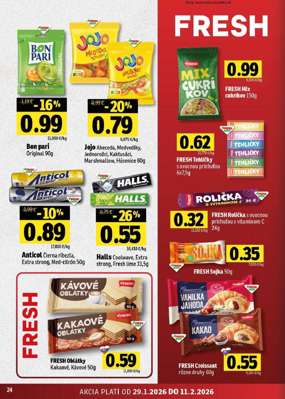 Leták FRESH (29. 1. - 11. 2. 2026) - strana 24 z 40