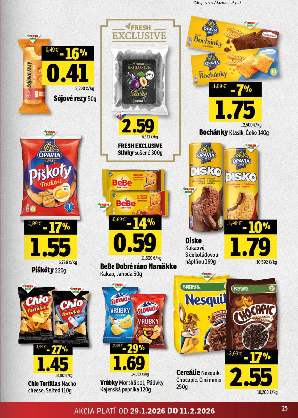 Leták FRESH (29. 1. - 11. 2. 2026) - strana 25 z 40