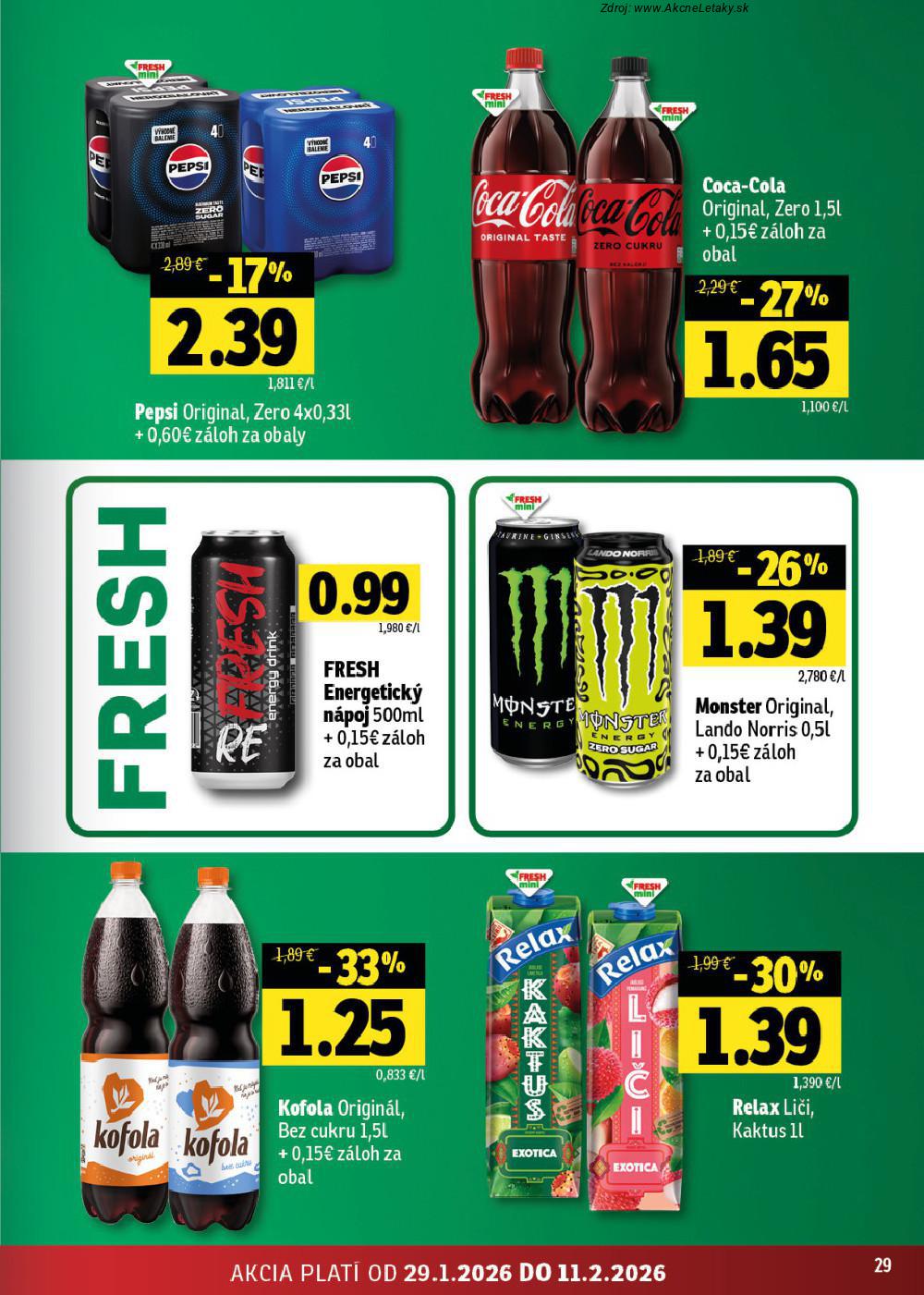 Leták FRESH (29. 1. - 11. 2. 2026) - strana 29 z 40