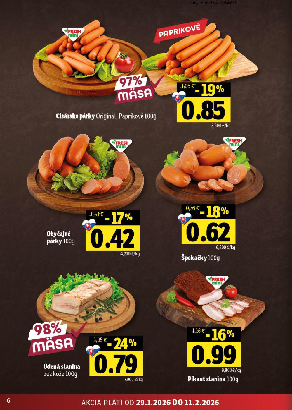 Leták FRESH (29. 1. - 11. 2. 2026) - strana 6 z 40