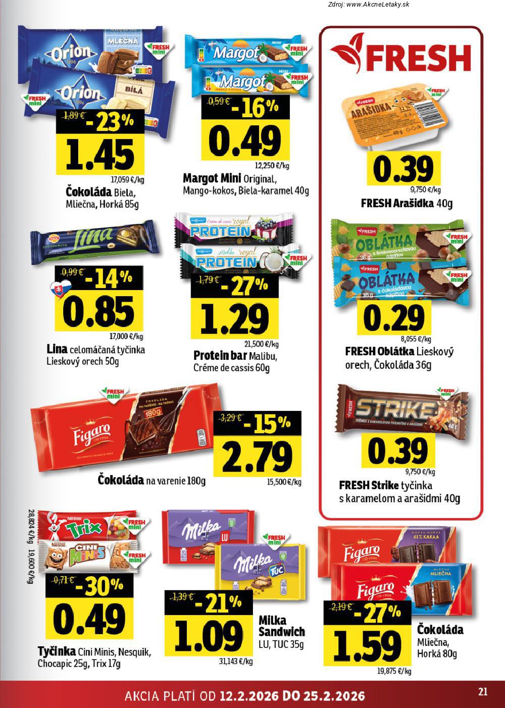 Leták FRESH (12. 2. - 25. 2. 2026) - strana 21 z 42