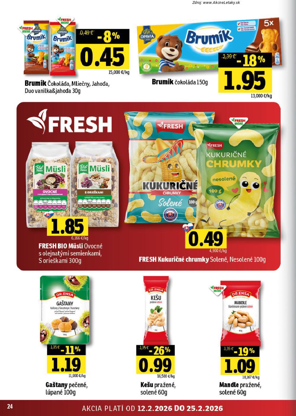 Leták FRESH (12. 2. - 25. 2. 2026) - strana 24 z 42