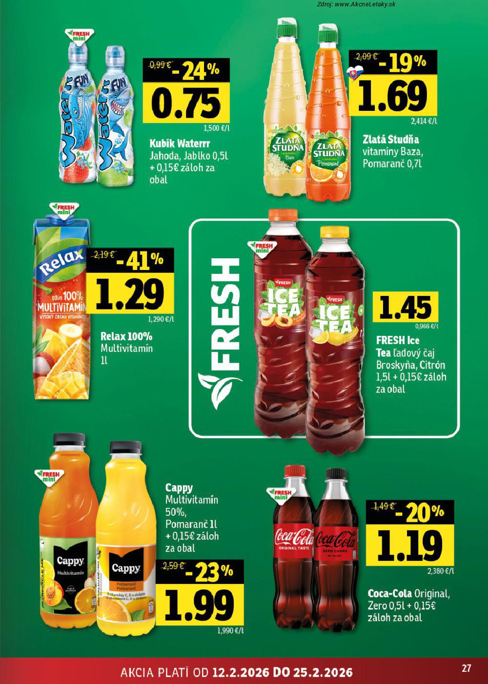 Leták FRESH (12. 2. - 25. 2. 2026) - strana 27 z 42