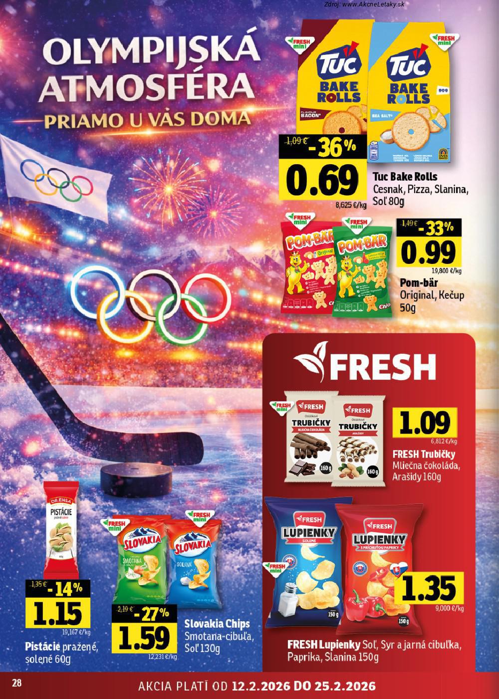 Leták FRESH (12. 2. - 25. 2. 2026) - strana 28 z 42