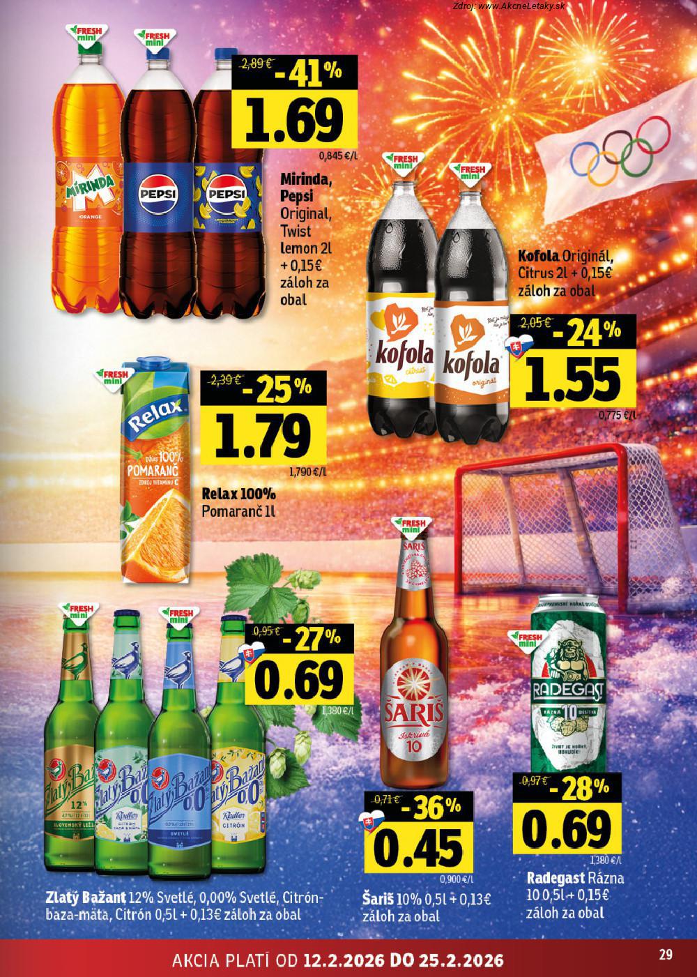 Leták FRESH (12. 2. - 25. 2. 2026) - strana 29 z 42