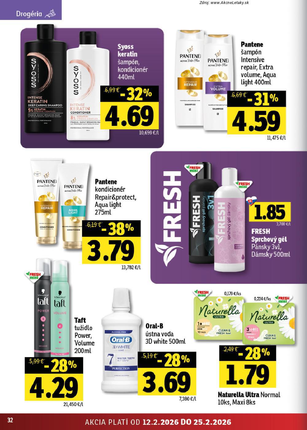 Leták FRESH (12. 2. - 25. 2. 2026) - strana 32 z 42