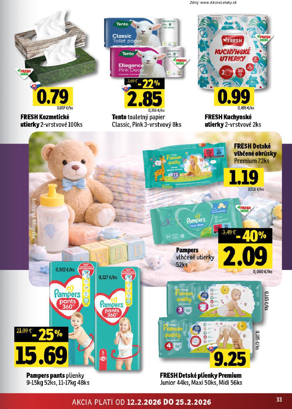 Leták FRESH (12. 2. - 25. 2. 2026) - strana 33 z 42