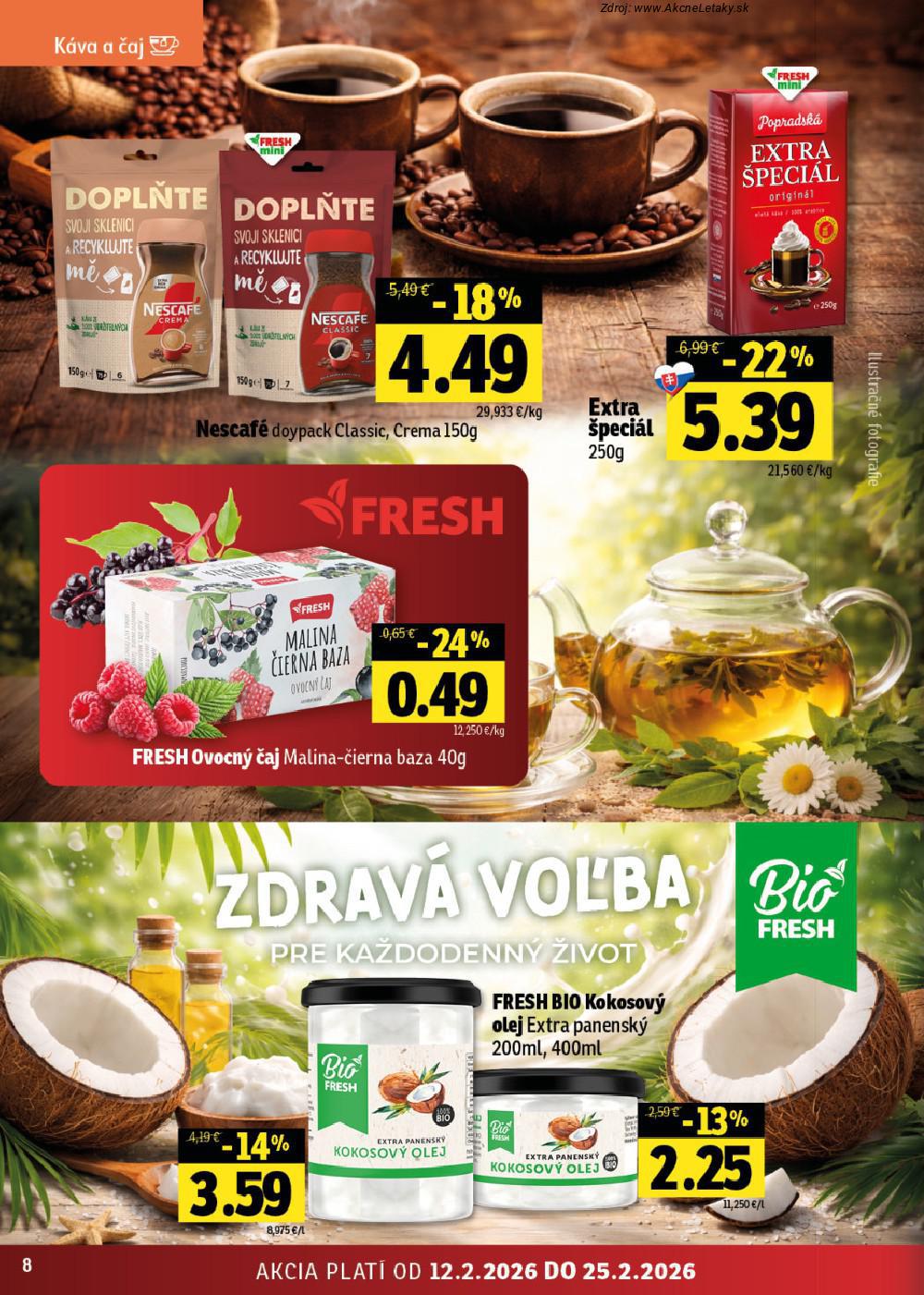 Leták FRESH (12. 2. - 25. 2. 2026) - strana 8 z 42