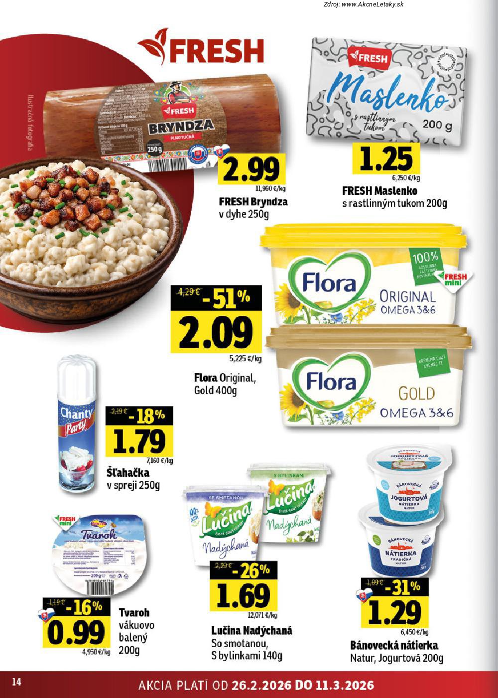 Leták FRESH (26. 2. - 11. 3. 2026) - strana 14 z 46
