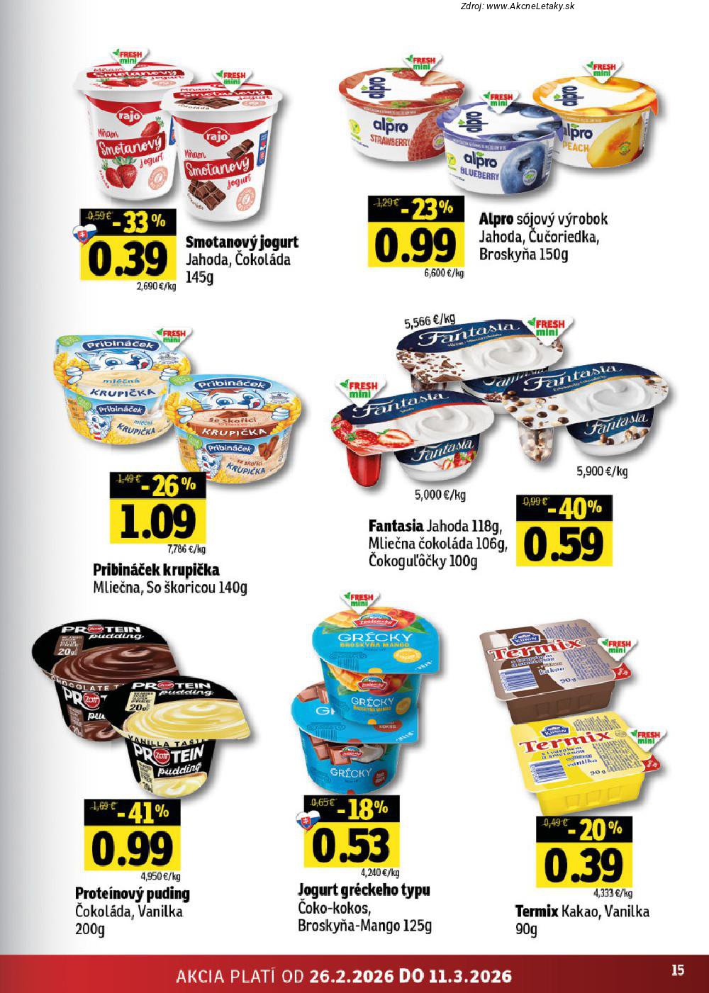 Leták FRESH (26. 2. - 11. 3. 2026) - strana 15 z 46