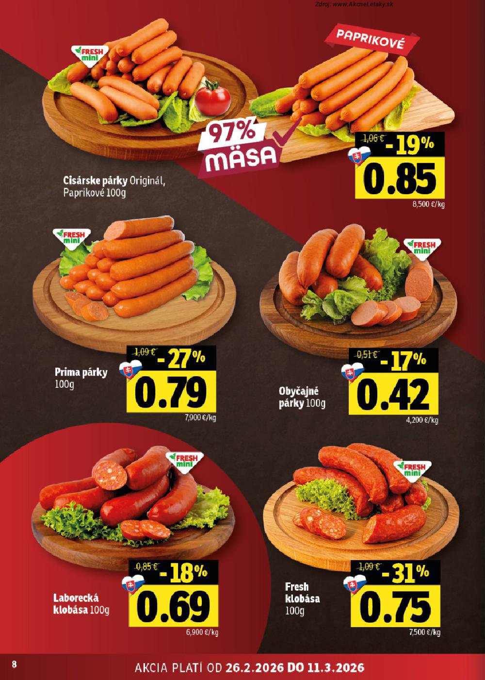 Leták FRESH (26. 2. - 11. 3. 2026) - strana 8 z 46