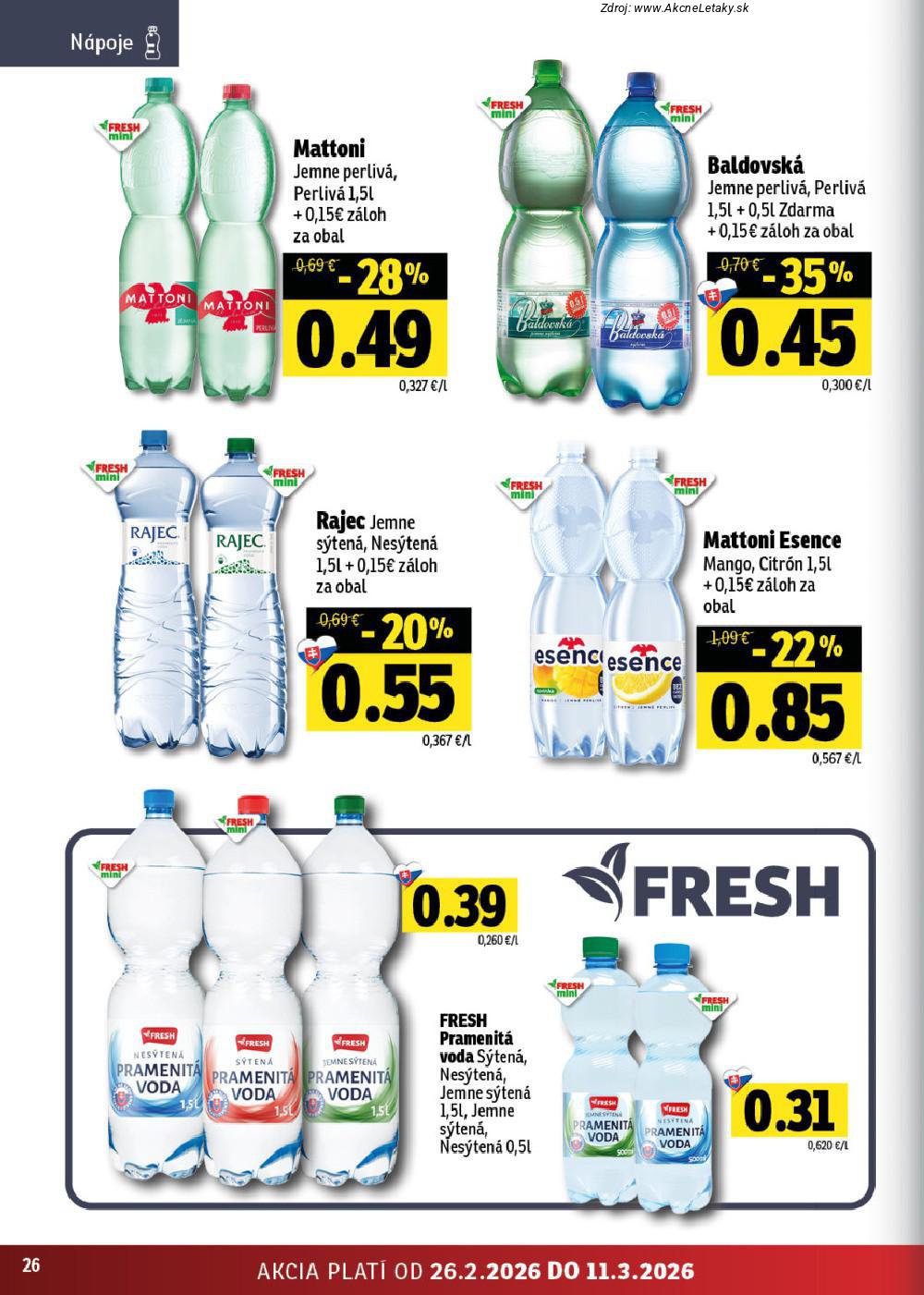 Leták FRESH (26. 2. - 11. 3. 2026) - strana 26 z 42