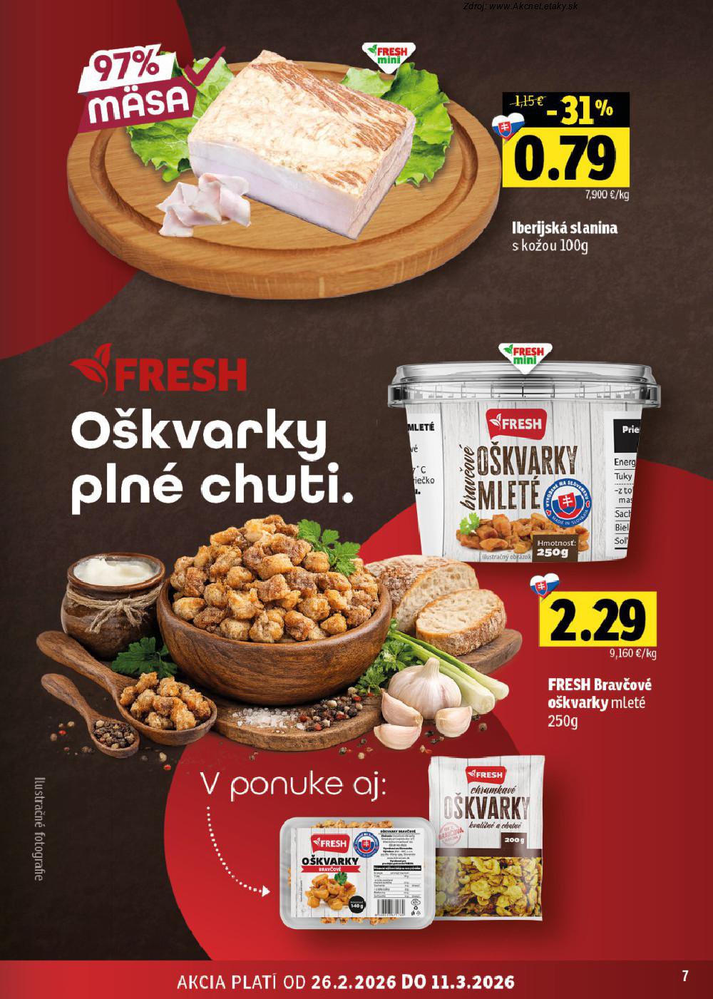 Leták FRESH (26. 2. - 11. 3. 2026) - strana 7 z 42