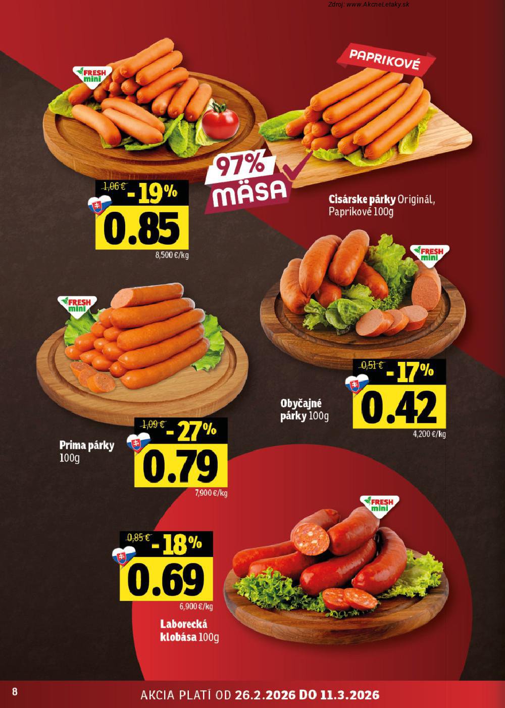 Leták FRESH (26. 2. - 11. 3. 2026) - strana 8 z 42