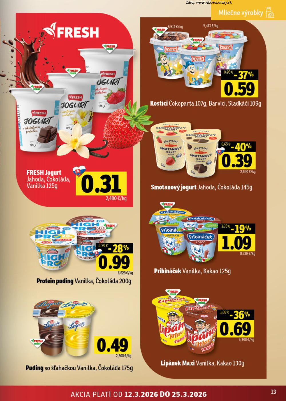 Leták FRESH (12. 3. - 25. 3. 2026) - strana 13 z 46