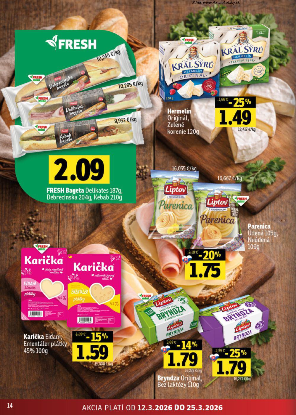 Leták FRESH (12. 3. - 25. 3. 2026) - strana 14 z 46