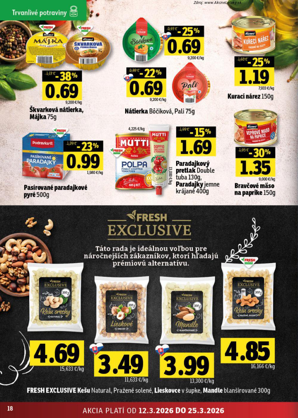 Leták FRESH (12. 3. - 25. 3. 2026) - strana 18 z 46