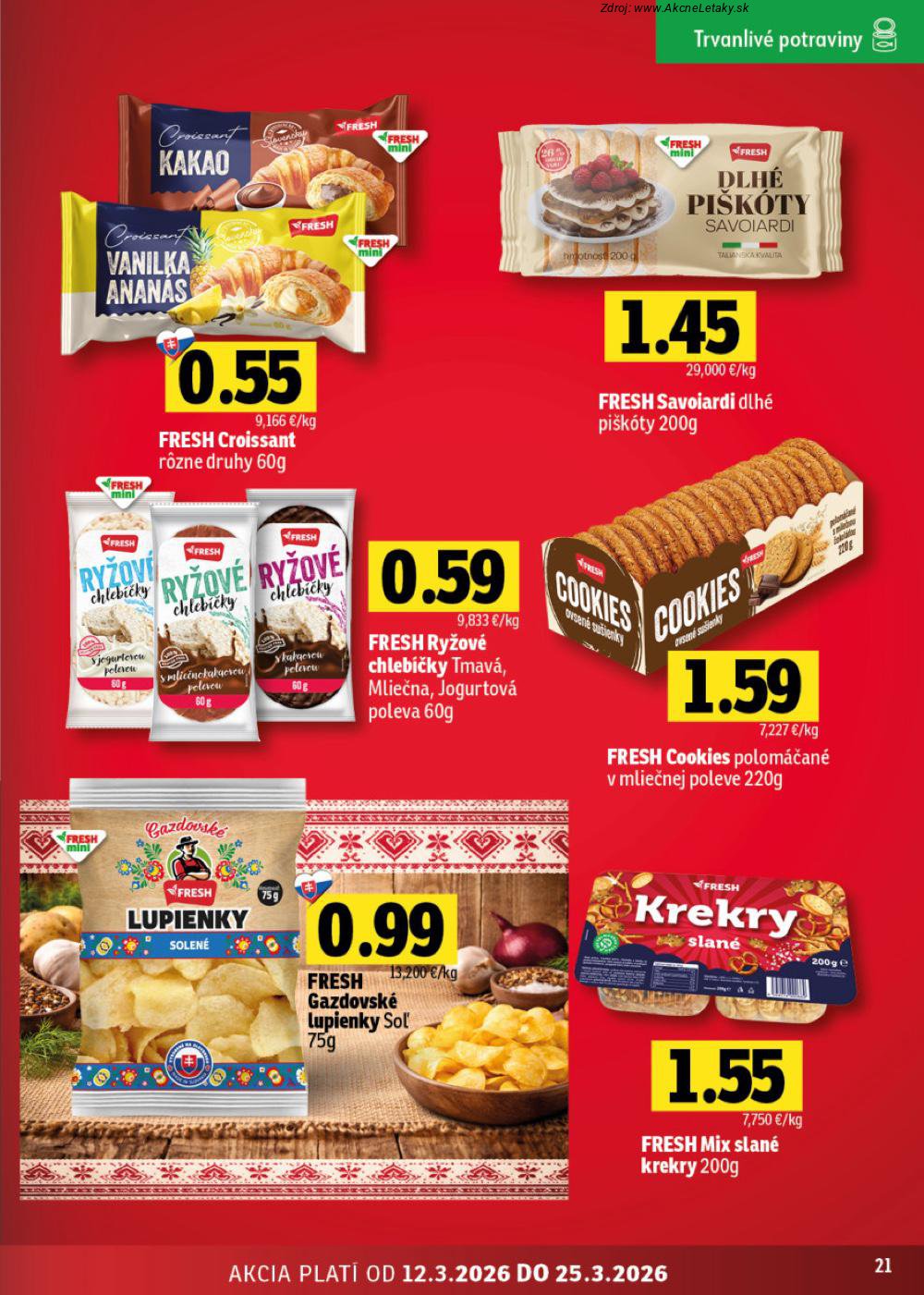 Leták FRESH (12. 3. - 25. 3. 2026) - strana 21 z 46