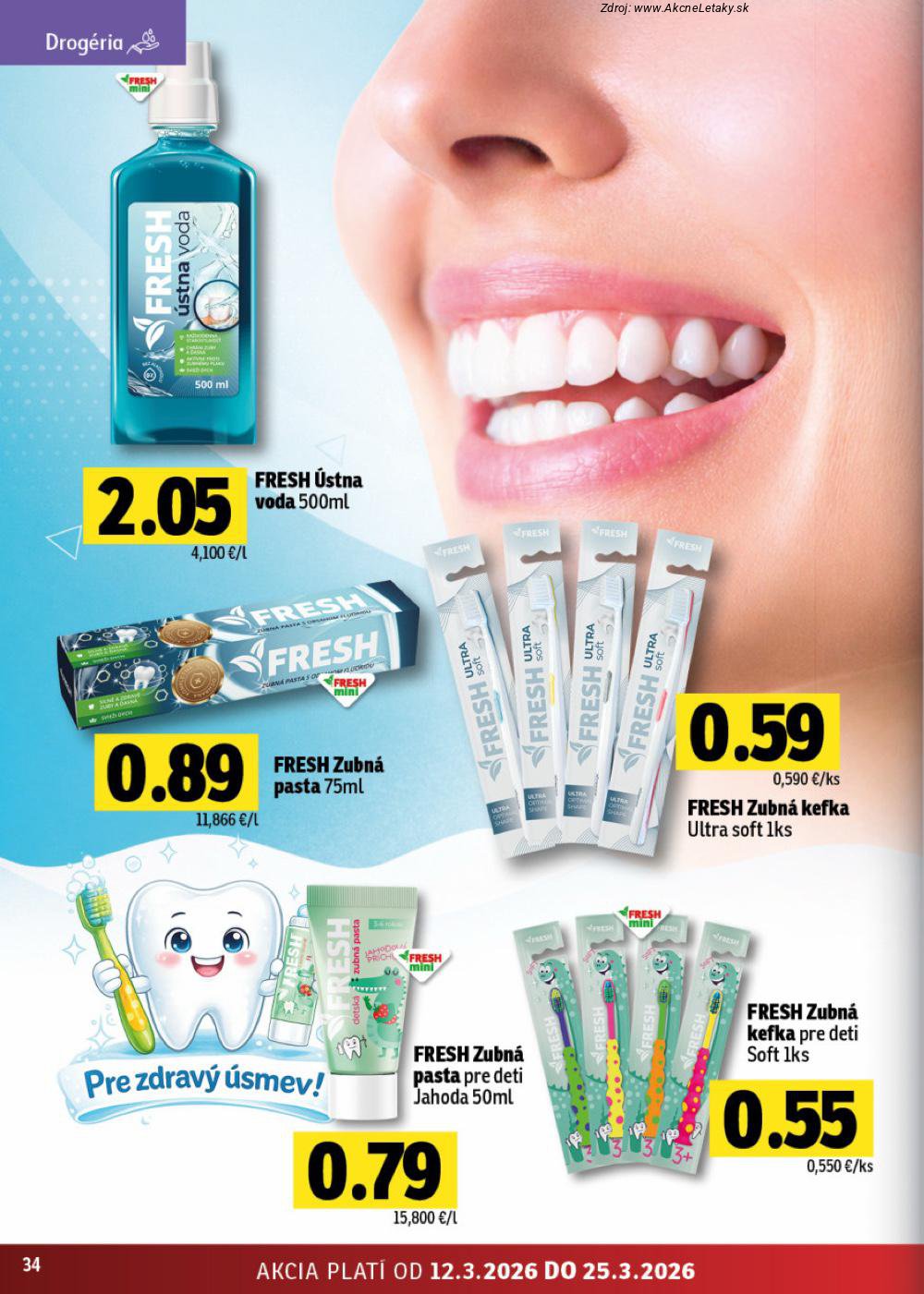 Leták FRESH (12. 3. - 25. 3. 2026) - strana 34 z 46