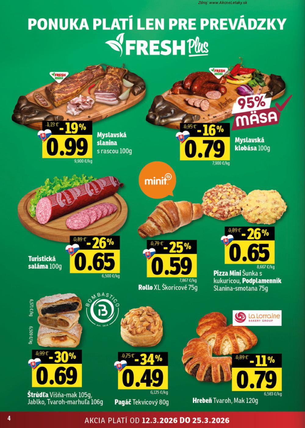 Leták FRESH (12. 3. - 25. 3. 2026) - strana 4 z 46