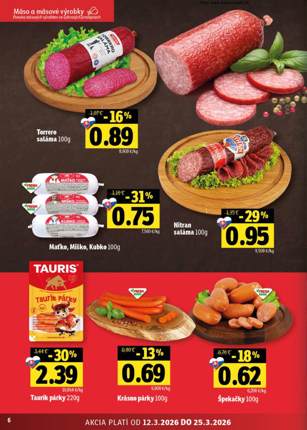 Leták FRESH (12. 3. - 25. 3. 2026) - strana 6 z 46