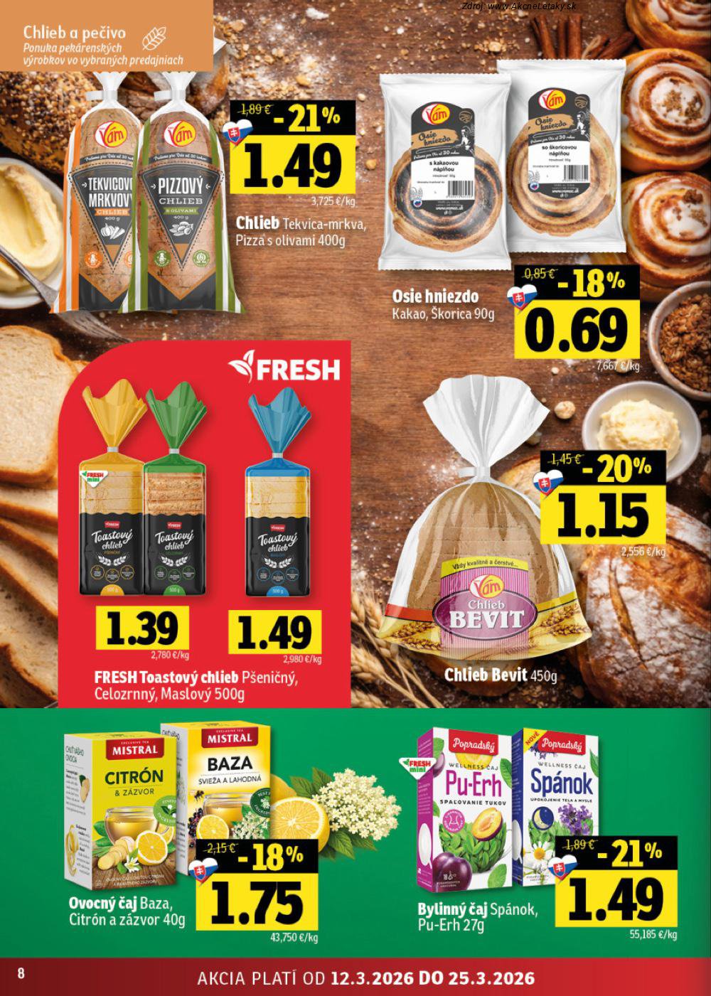 Leták FRESH (12. 3. - 25. 3. 2026) - strana 8 z 46