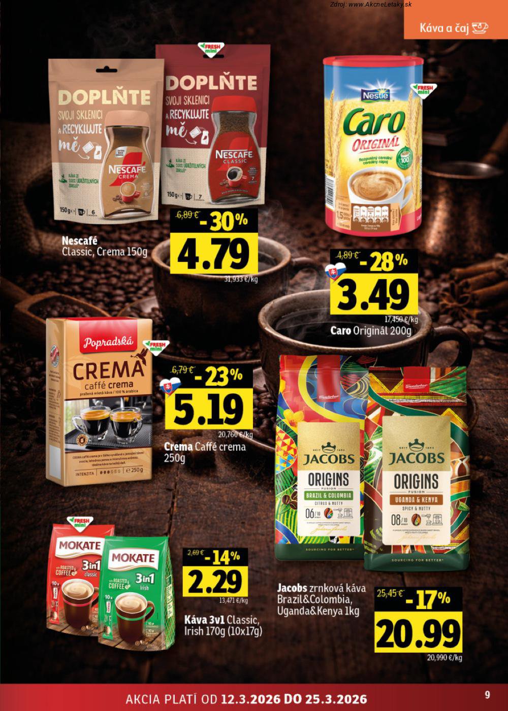 Leták FRESH (12. 3. - 25. 3. 2026) - strana 9 z 46