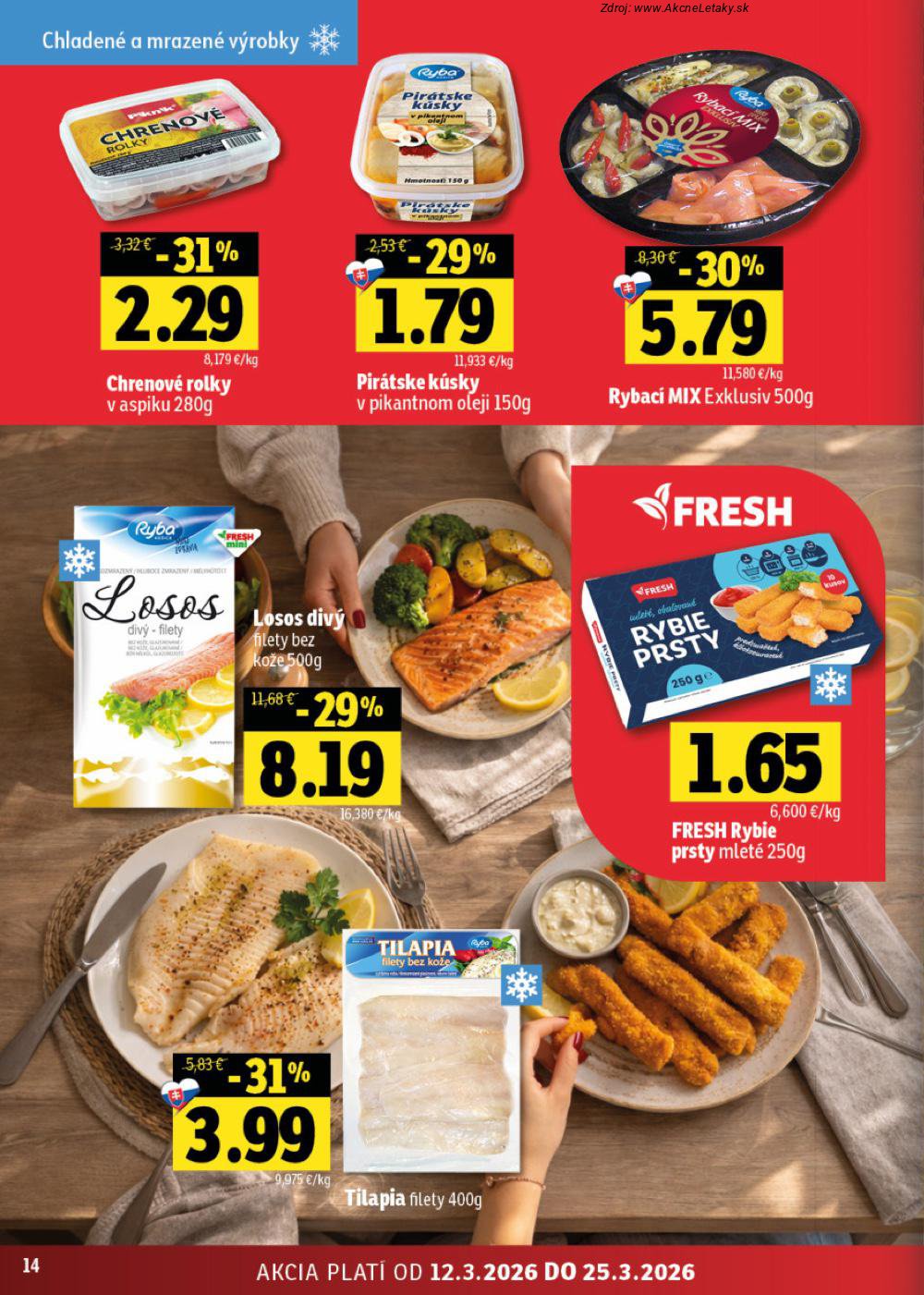 Leták FRESH (12. 3. - 25. 3. 2026) - strana 14 z 42