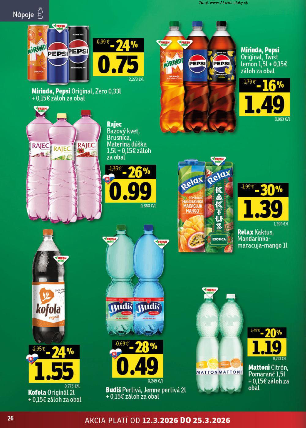 Leták FRESH (12. 3. - 25. 3. 2026) - strana 26 z 42