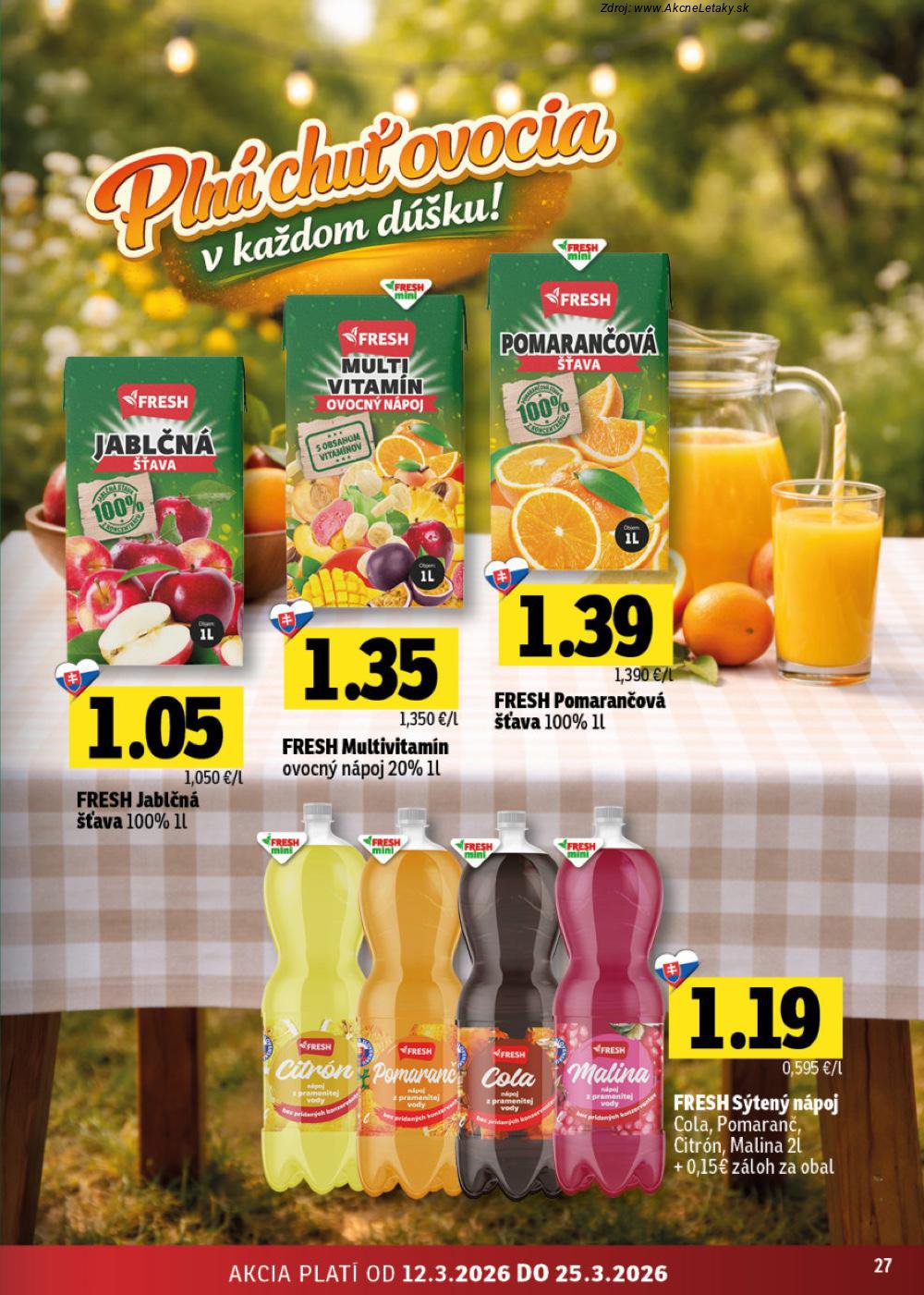 Leták FRESH (12. 3. - 25. 3. 2026) - strana 27 z 42