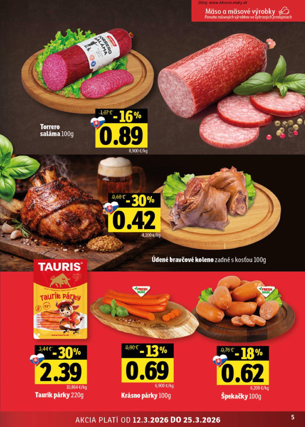 Leták FRESH (12. 3. - 25. 3. 2026) - strana 5 z 42