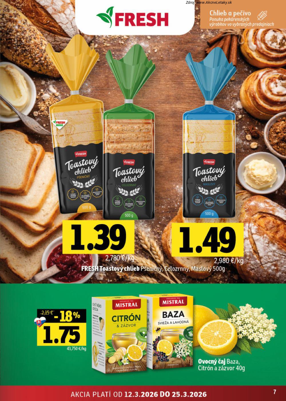 Leták FRESH (12. 3. - 25. 3. 2026) - strana 7 z 42