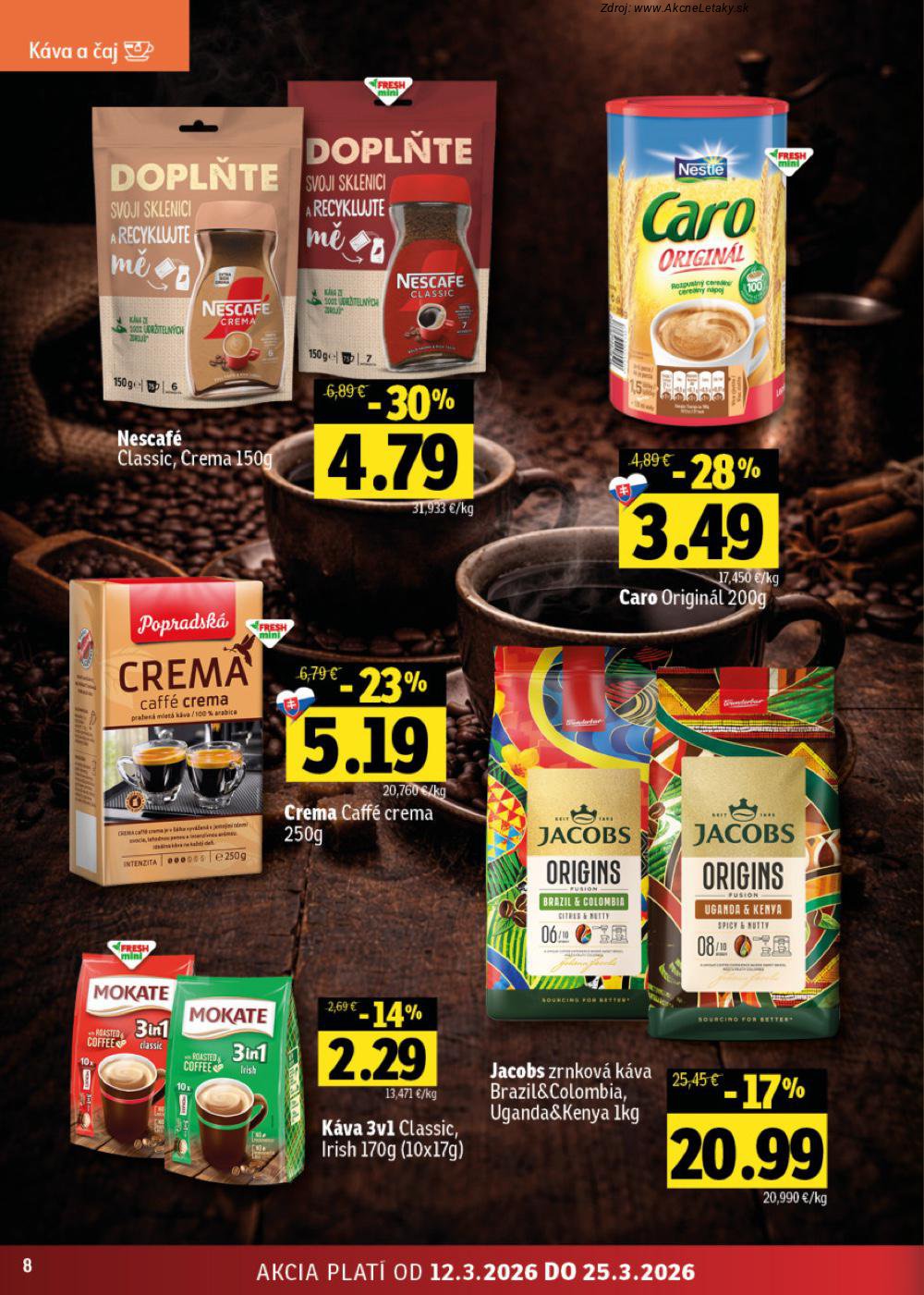 Leták FRESH (12. 3. - 25. 3. 2026) - strana 8 z 42