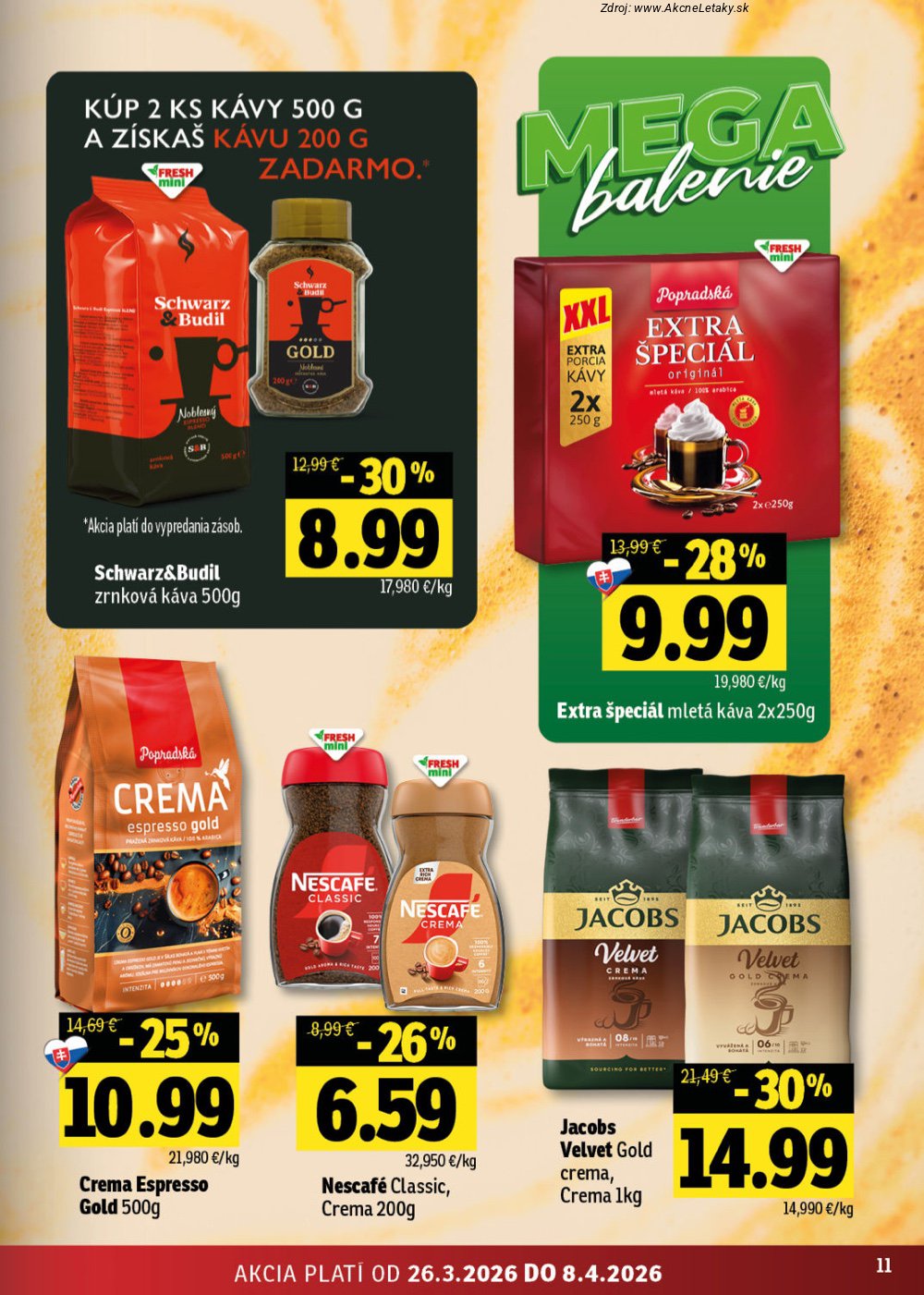 Leták FRESH (26. 3. - 8. 4. 2026) - strana 11 z 48