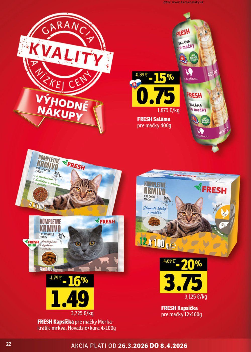 Leták FRESH (26. 3. - 8. 4. 2026) - strana 22 z 48