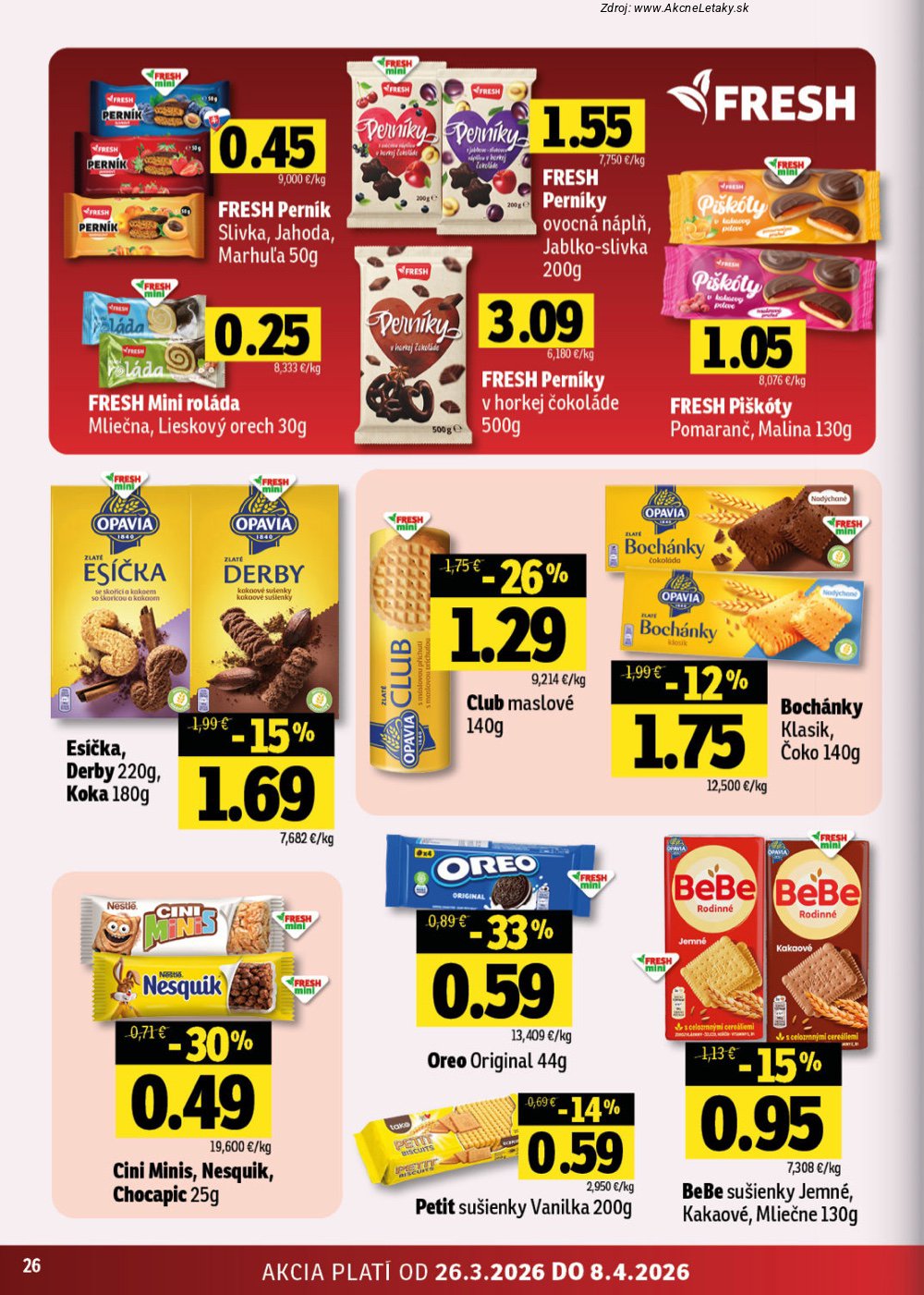 Leták FRESH (26. 3. - 8. 4. 2026) - strana 26 z 48