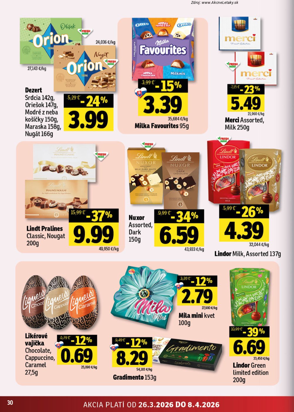 Leták FRESH (26. 3. - 8. 4. 2026) - strana 30 z 48