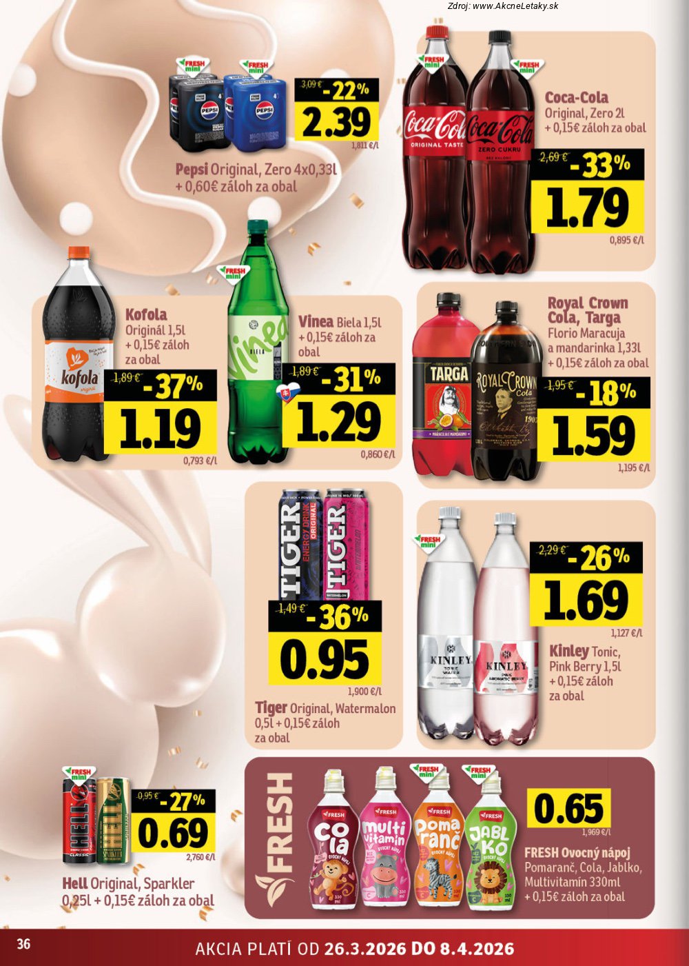 Leták FRESH (26. 3. - 8. 4. 2026) - strana 36 z 48