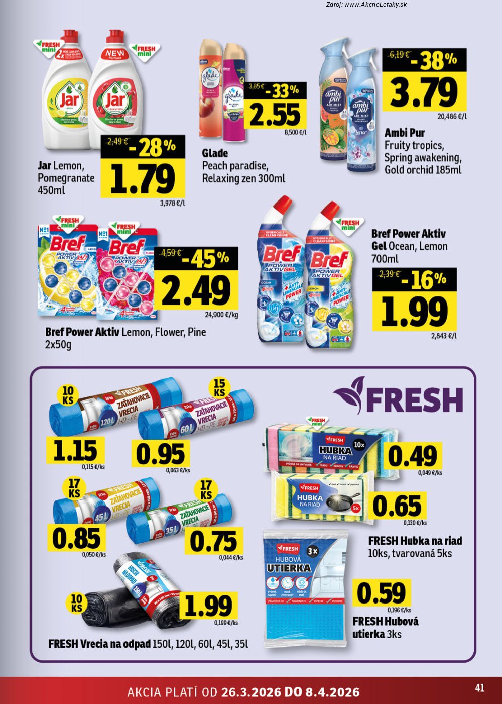 Leták FRESH (26. 3. - 8. 4. 2026) - strana 41 z 48