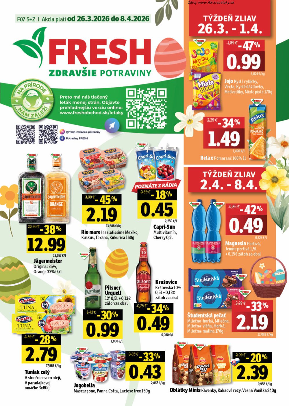 Leták FRESH - strana 1